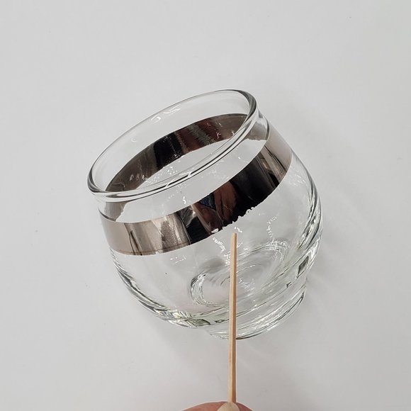 Libbey Silver Band Roly Poly Barware Set - Picture 13 of 16